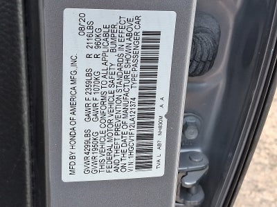 2020 Honda Accord LX