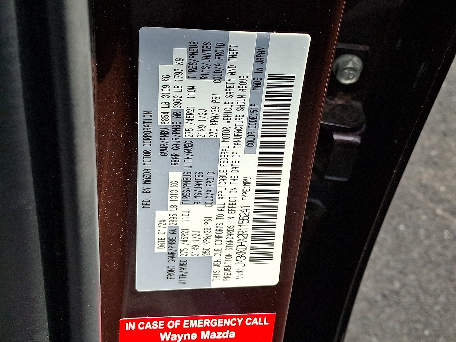 2024 Mazda Mazda CX-90 PHEV Premium