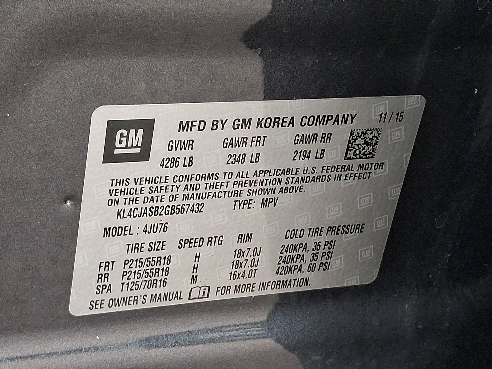 2016 Buick Encore Base