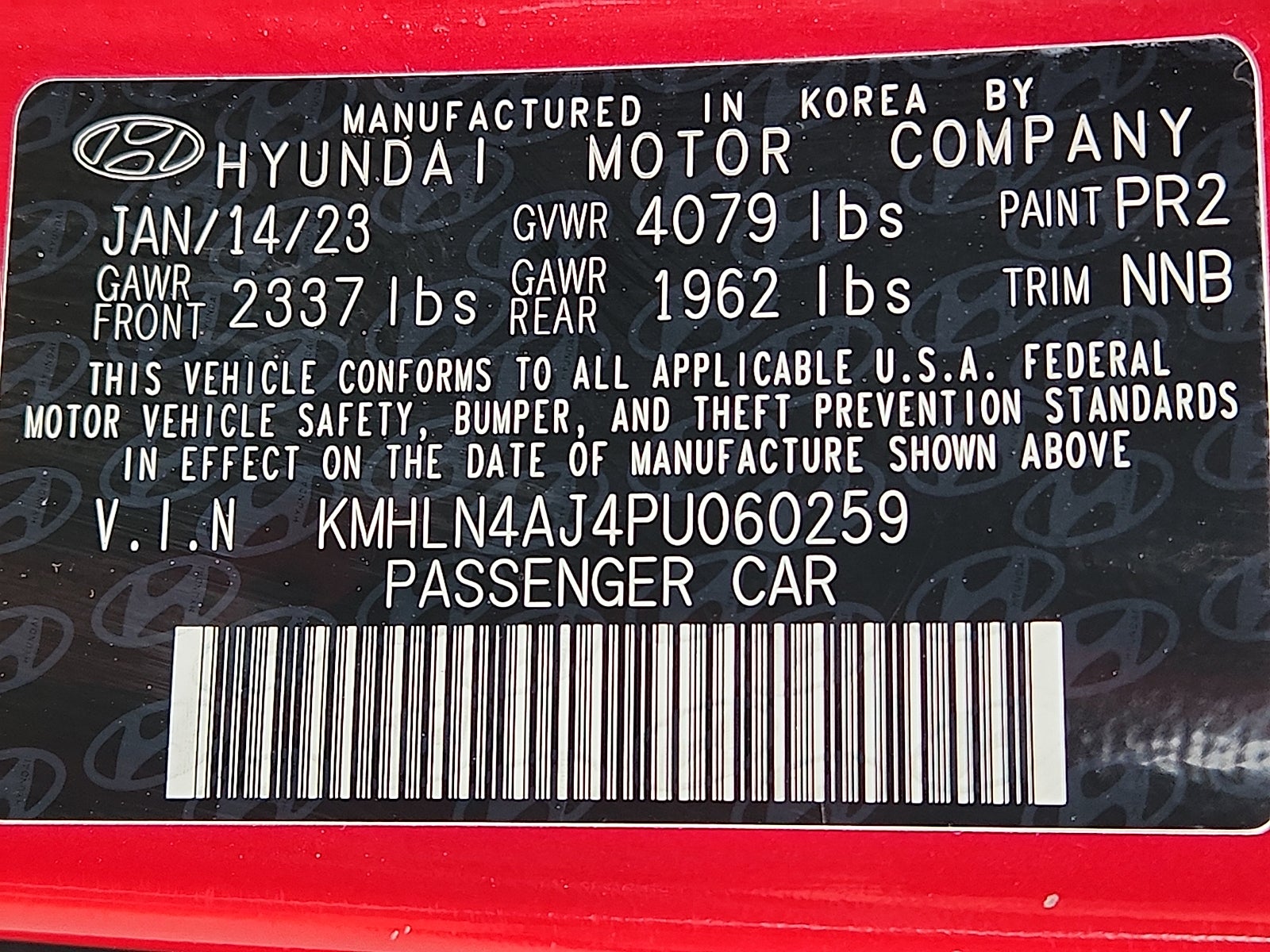 2023 Hyundai Elantra Hybrid Limited