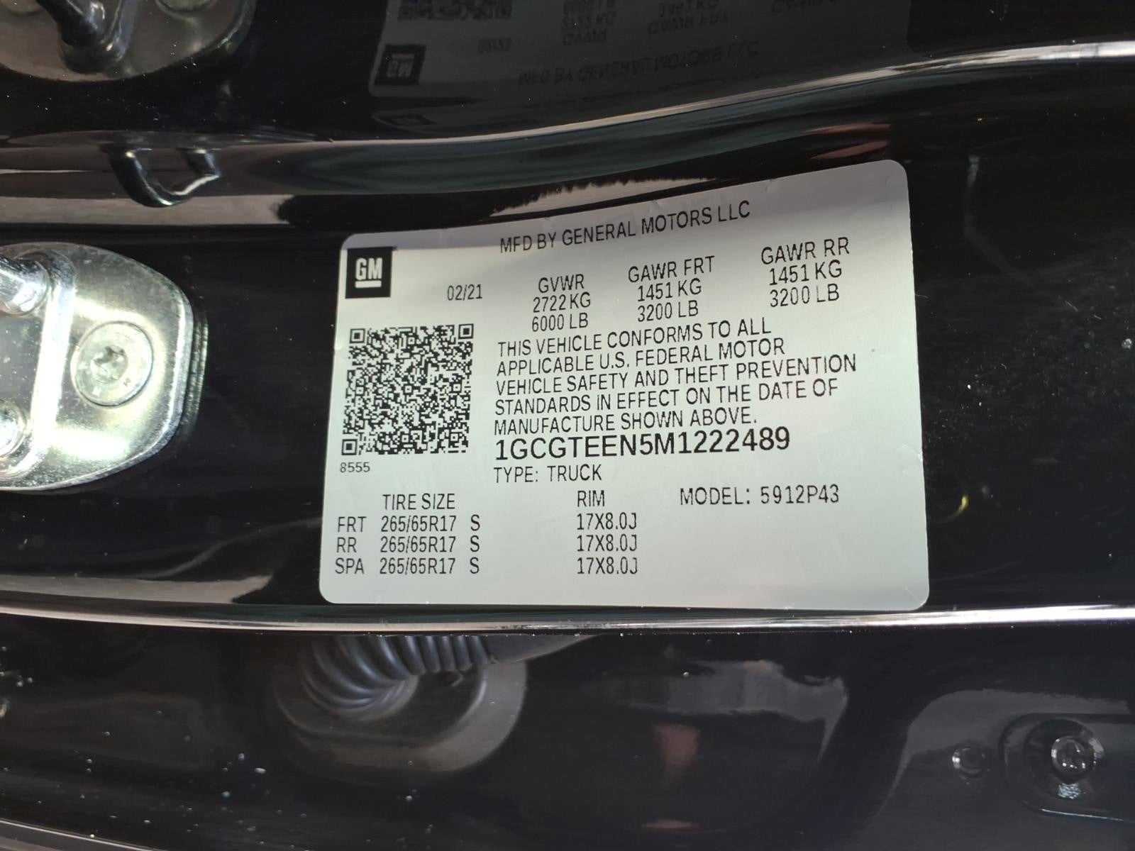 2021 Chevrolet Colorado ZR2