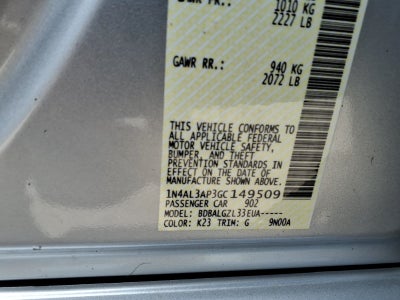 2016 Nissan Altima 2.5