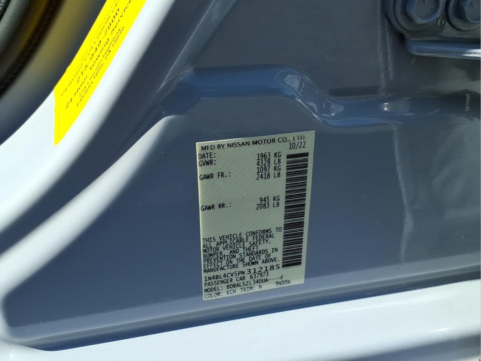 2023 Nissan Altima 2.5 SR