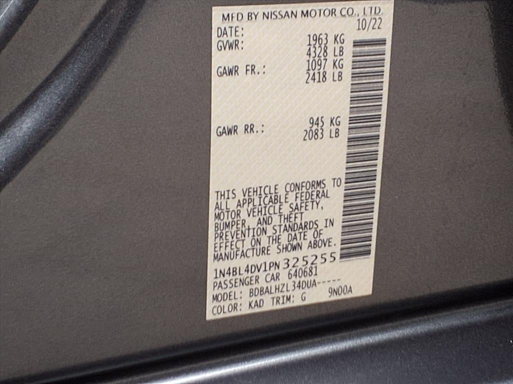 2023 Nissan Altima 2.5 SV