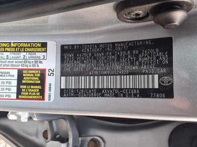 2018 Toyota Camry XLE