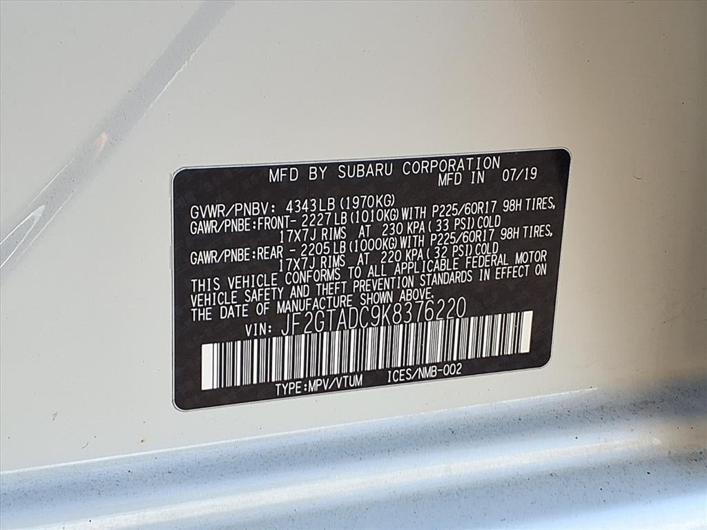 2019 Subaru Crosstrek 2.0i Premium