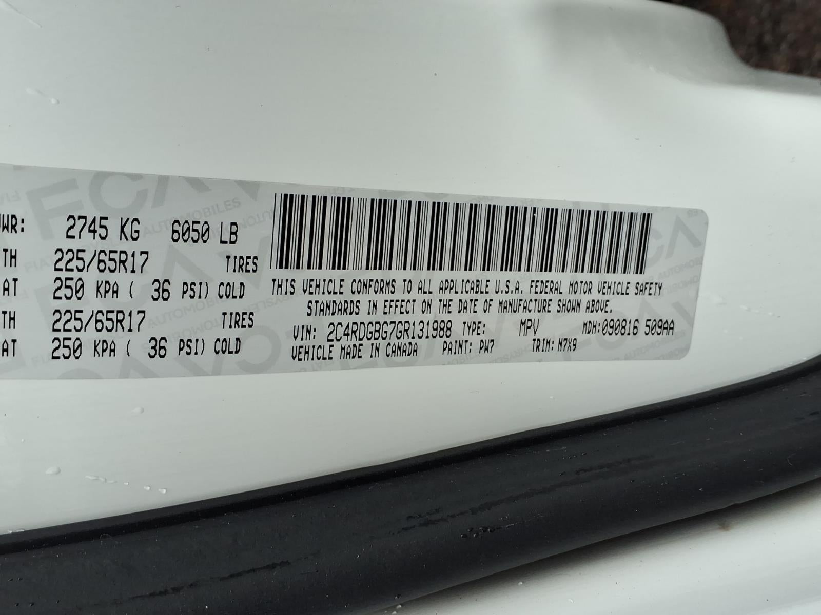 2016 Dodge Grand Caravan SE Plus