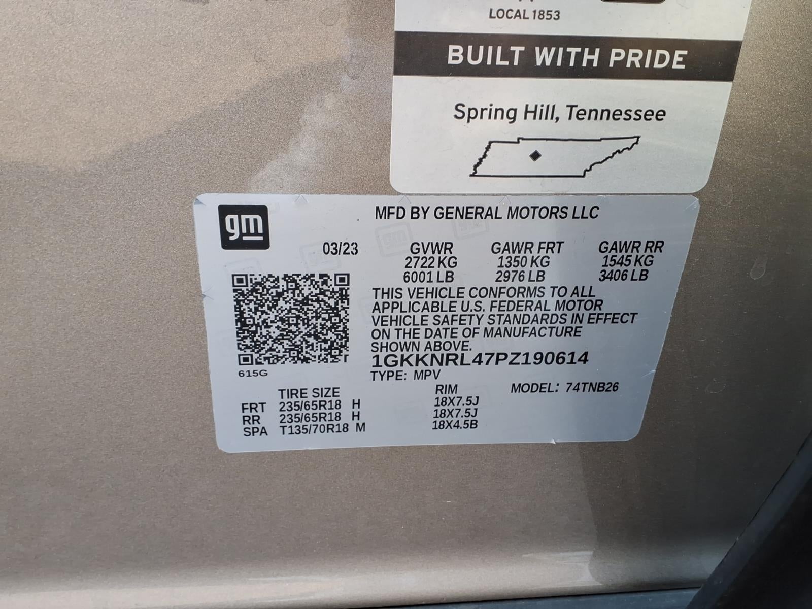 2023 GMC Acadia SLE