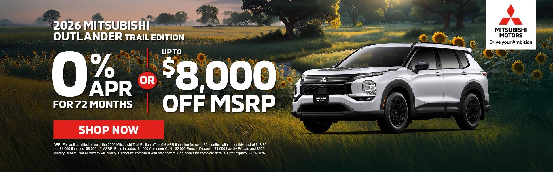 2026 Mitsubishi Outlander Trail Edition