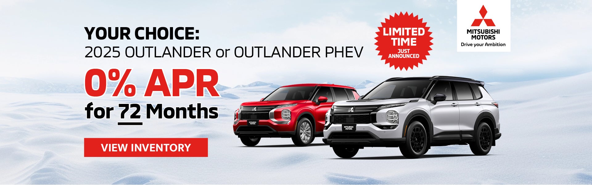 2025 Mitsubishi Outlander and Outlander PHEV