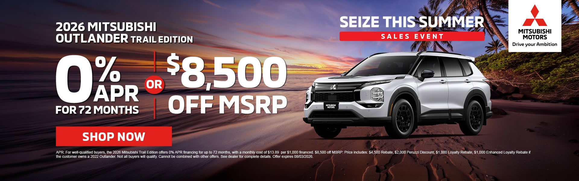 2026 Mitsubishi Outlander Trail Edition