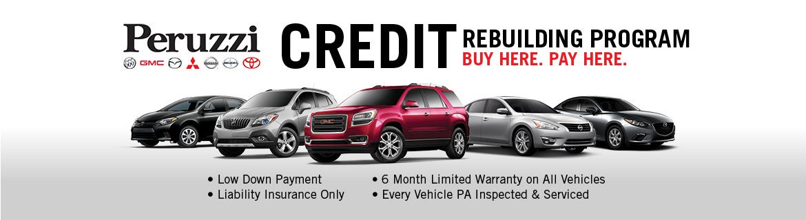 Peruzzi Mitsubishi in Fairless Hills PA Credit Rebuilding Program